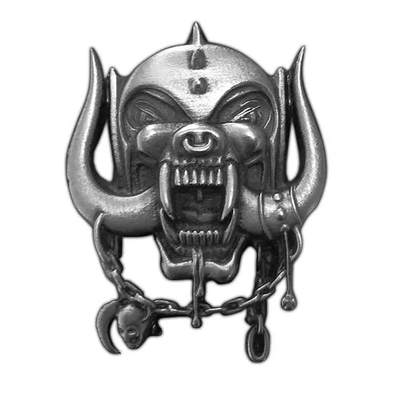 Motorhead Warpig Band Logo Pin Badge made by Paradiso Clothing