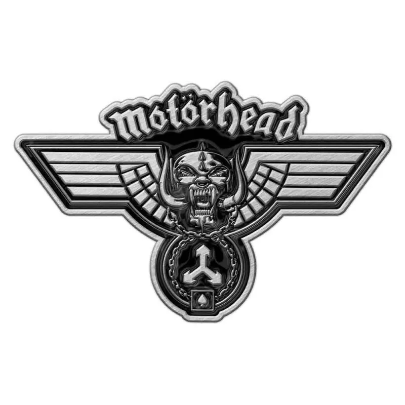 Motorhead Hammered Pin Badge made by Paradiso Clothing