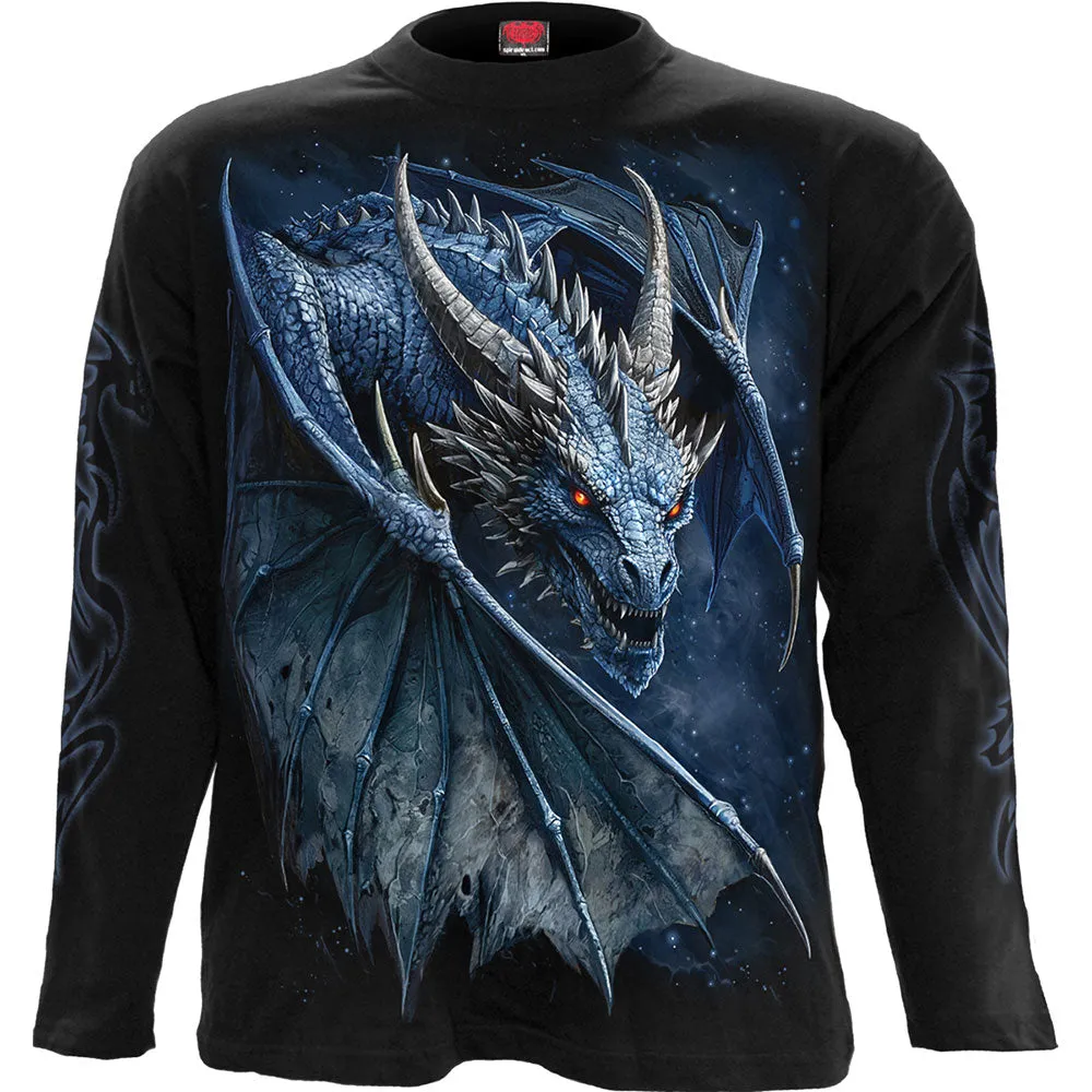 Spiral - STORM DRAGON - Longsleeve T-Shirt Black sold by Paradiso Clothing product image thumbnail 3