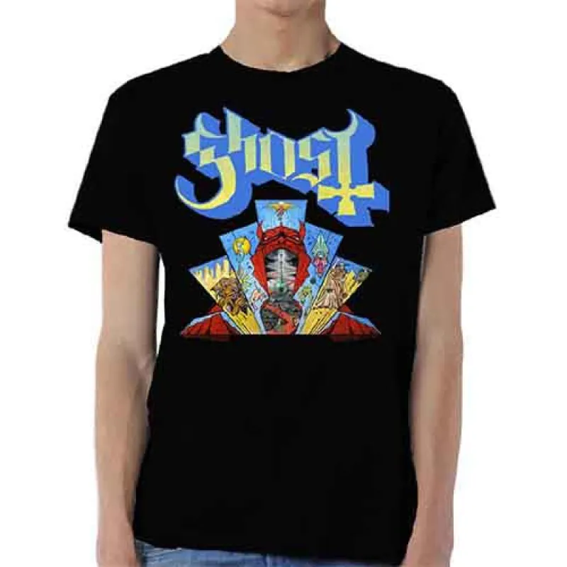 Ghost Devil Stained Glass Window T Shirt made by Paradiso Clothing