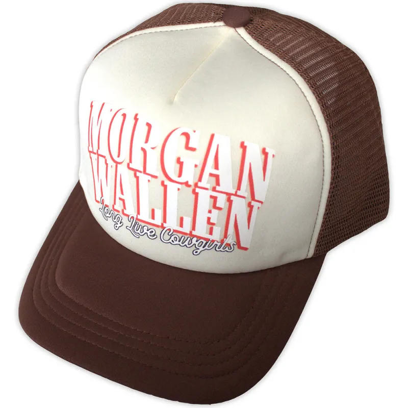 Morgan Wallen Long Live Cowgirls Trucker Baseball Cap made by Morgan Wallen