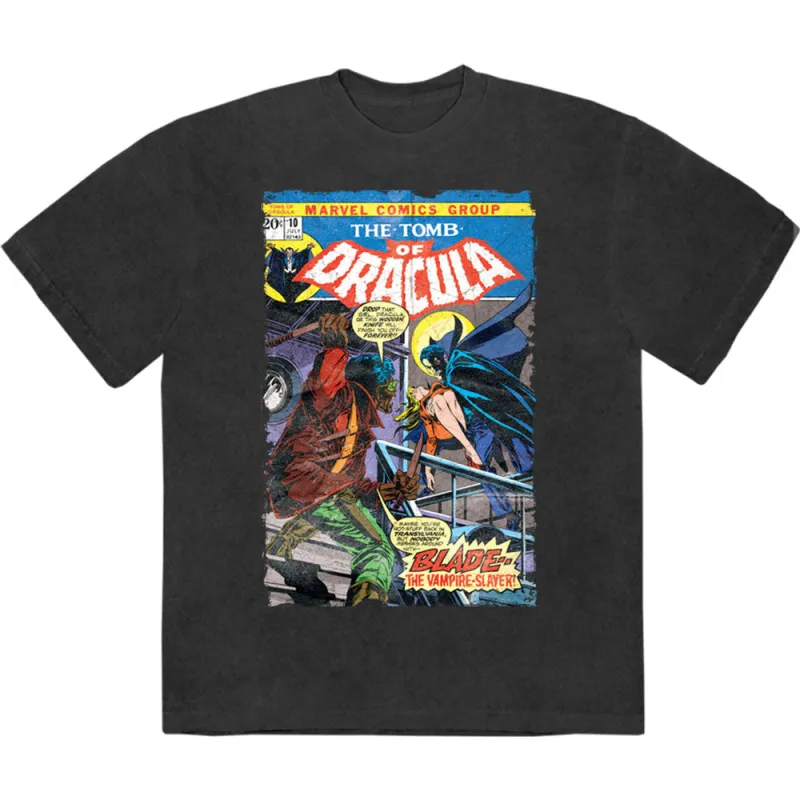 Tomb Of Dracula Limited Premium Wash T Shirt made by Marvel