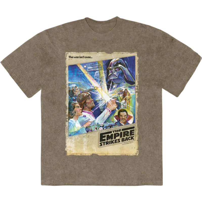 Star Wars The Empire Strikes Back Comic Strip Limited Premium Wash T Shirt made by Star Wars