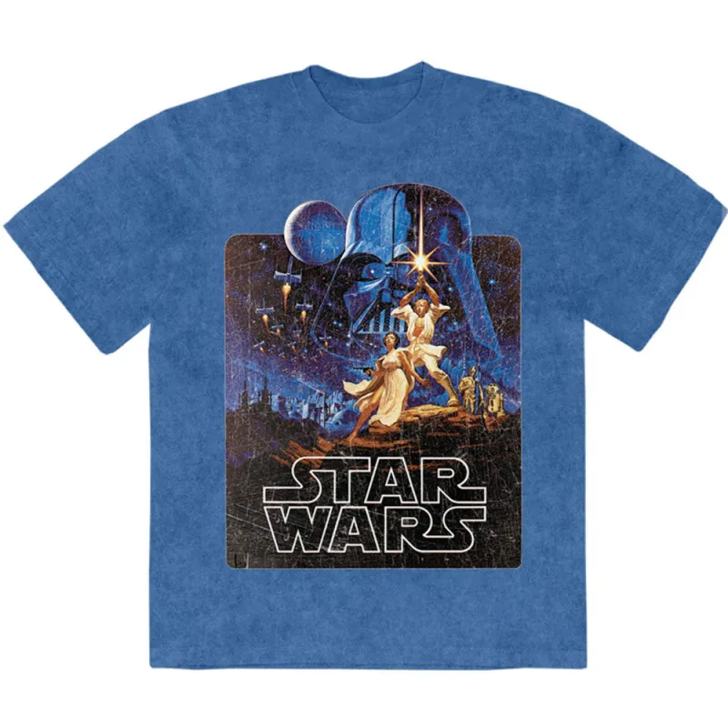 Star Wars Luke & Leia Pose Limited Premium Wash T Shirt made by Star Wars