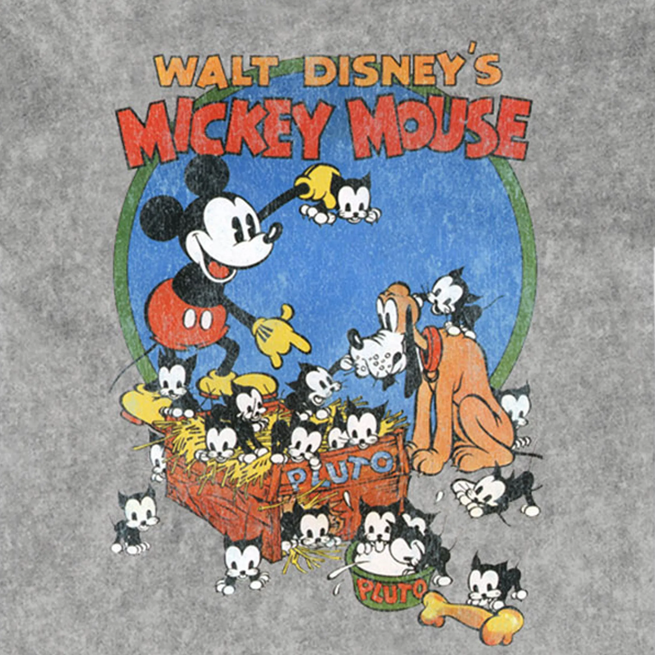 Mickey Mouse Cat Basket Limited Premium Wash T Shirt sold by Paradiso Clothing product image thumbnail 2