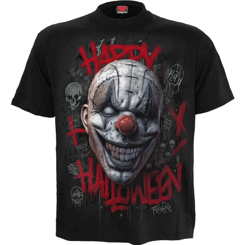 Spiral - HAPPY HORROWEEN - T-Shirt Black made by Paradiso Clothing