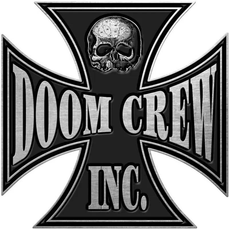 Black Label Society Doom Crew Pin Badge made by Paradiso Clothing