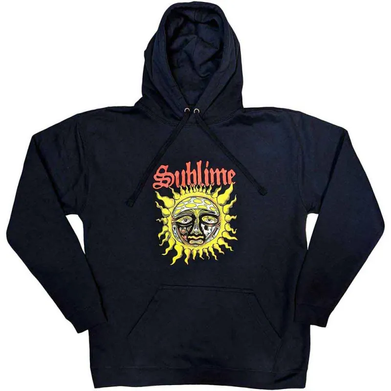 Sublime Yellow Sun Pullover Hoodie made by Sublime