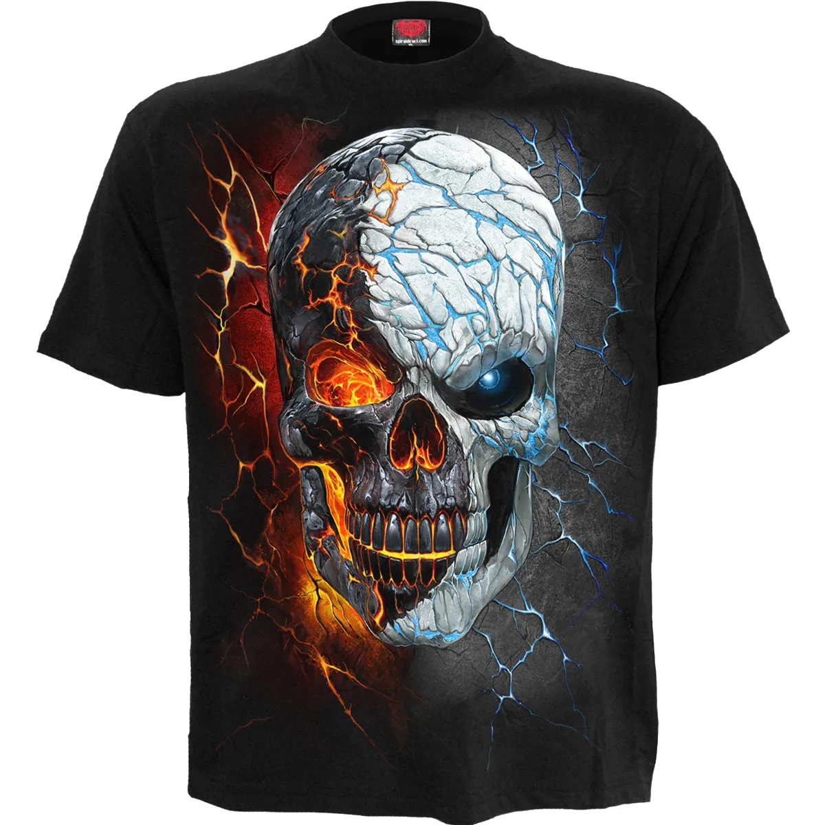 Spiral - DIVIDED SOUL - T-Shirt Black sold by Paradiso Clothing
