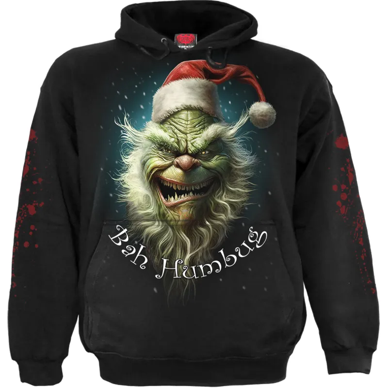 Spiral - BAH HUMBUG - Hoody Black made by Paradiso Clothing