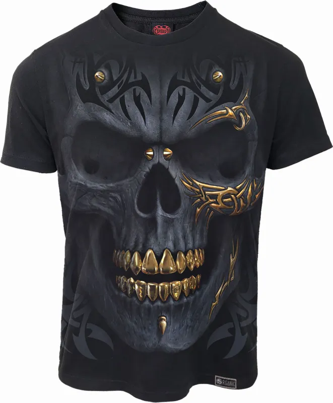 Spiral - BLACK GOLD - Organic T-Shirt made by Paradiso Clothing