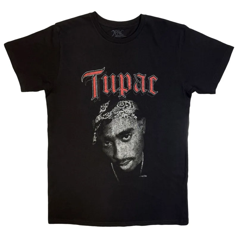 Tupac Icon Portrait T Shirt made by Paradiso Clothing