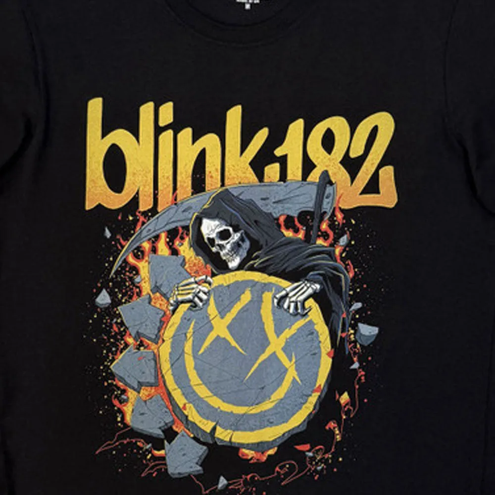 Blink-182 Reaper Smile Band Logo T Shirt sold by Paradiso Clothing product image thumbnail 2
