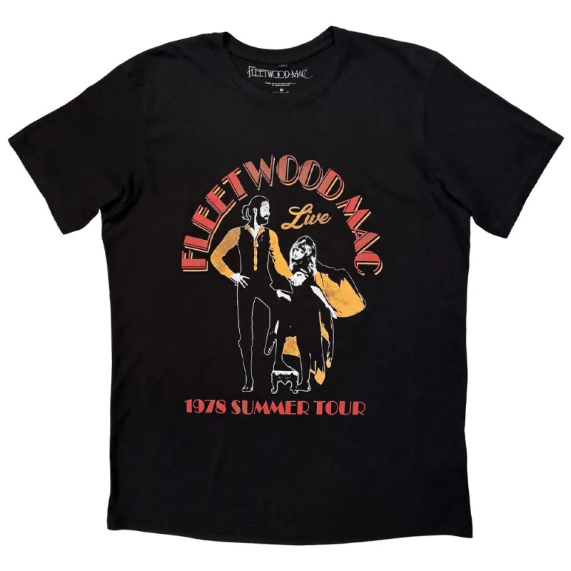 Fleetwood Mac Summer Tour Premium Carbon T Shirt made by Paradiso Clothing