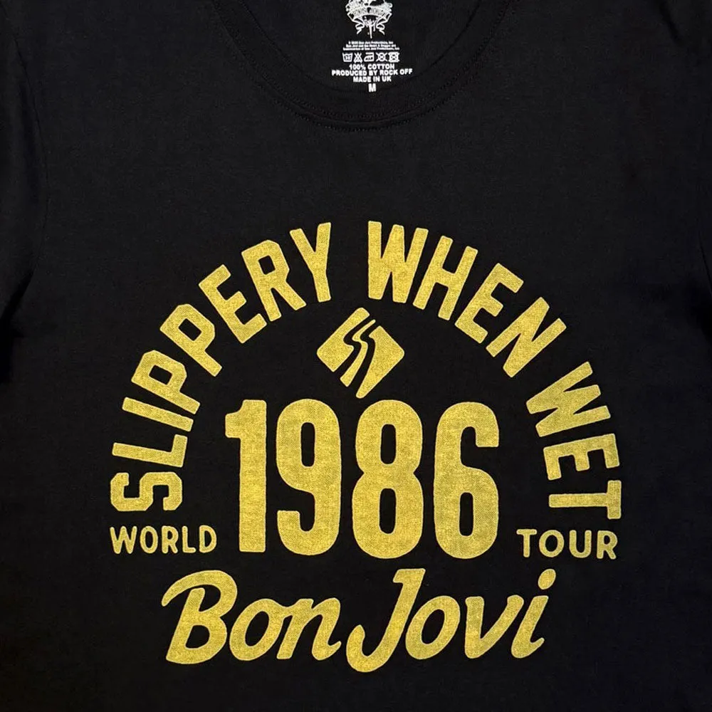 Bon Jovi 1986 World Tour T Shirt sold by Paradiso Clothing product image thumbnail 2