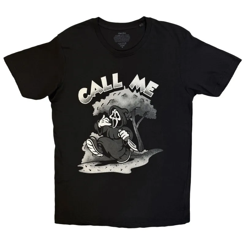 Ghostface Call Me T Shirt made by Paradiso Clothing