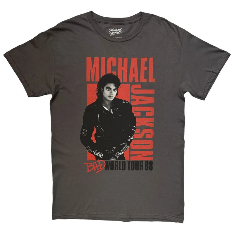 Michael Jackson Bad World Tour 88 T Shirt made by Paradiso Clothing