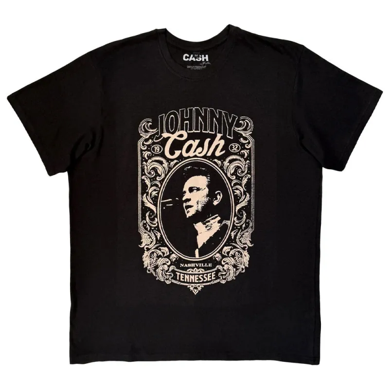 Johnny Cash Nashville Premium Carbon T Shirt made by Paradiso Clothing