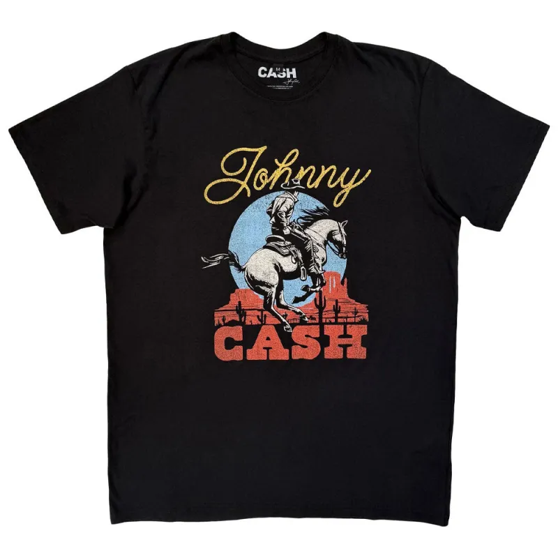 Johnny Cash Cowboy Premium Carbon T Shirt made by Paradiso Clothing