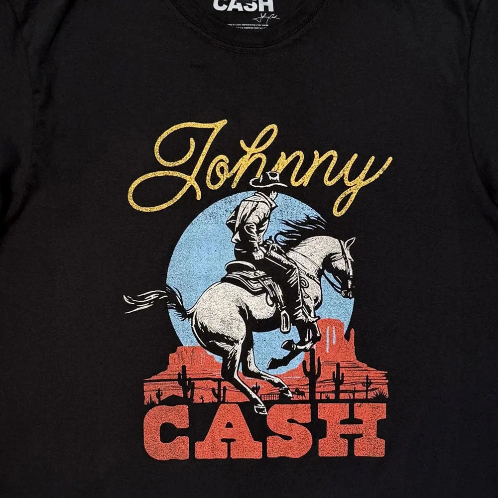 Johnny Cash Cowboy Premium Carbon T Shirt sold by Paradiso Clothing product image thumbnail 2