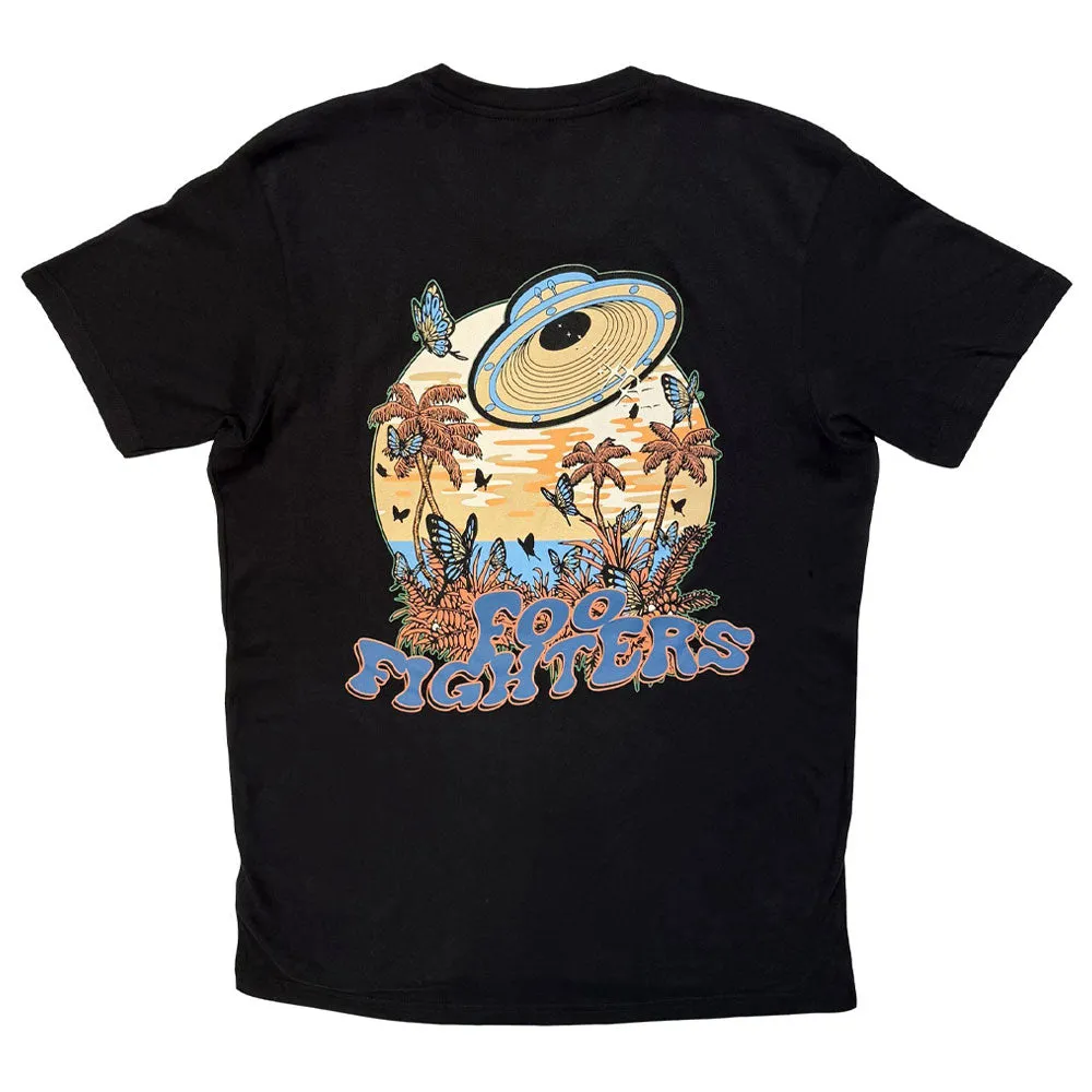 Foo Fighters Space Butterflies Premium Carbon T Shirt sold by Paradiso Clothing product image thumbnail 2