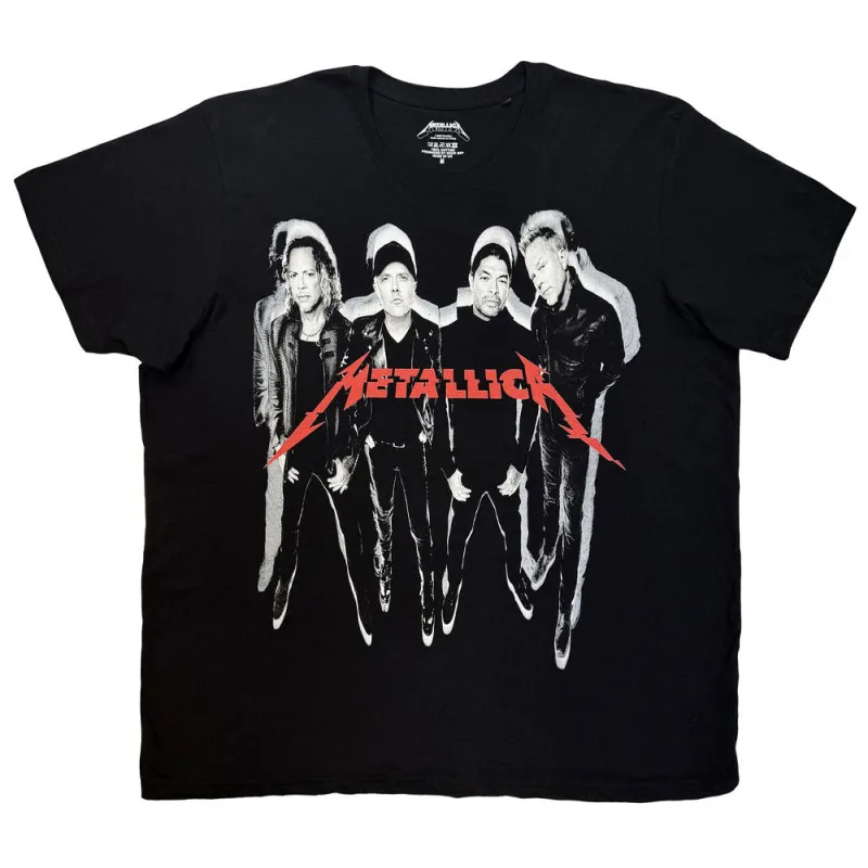 Metallica Band Shot All Over Jumbo Print T Shirt made by Paradiso Clothing