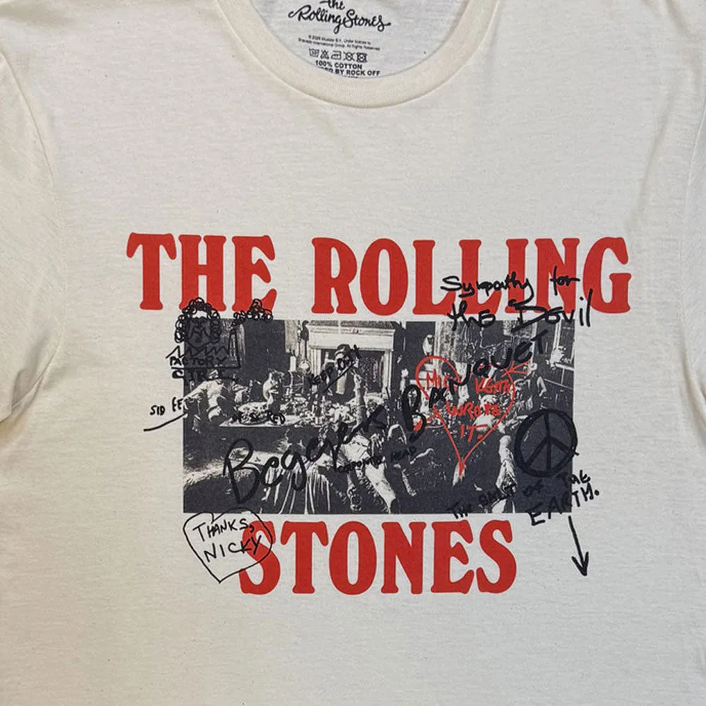 The Rolling Stones Beggars Banquet Graffiti T Shirt sold by Paradiso Clothing product image thumbnail 2
