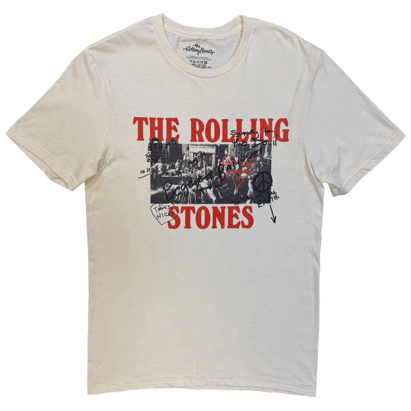 The Rolling Stones Beggars Banquet Graffiti T Shirt made by the Rolling Stones