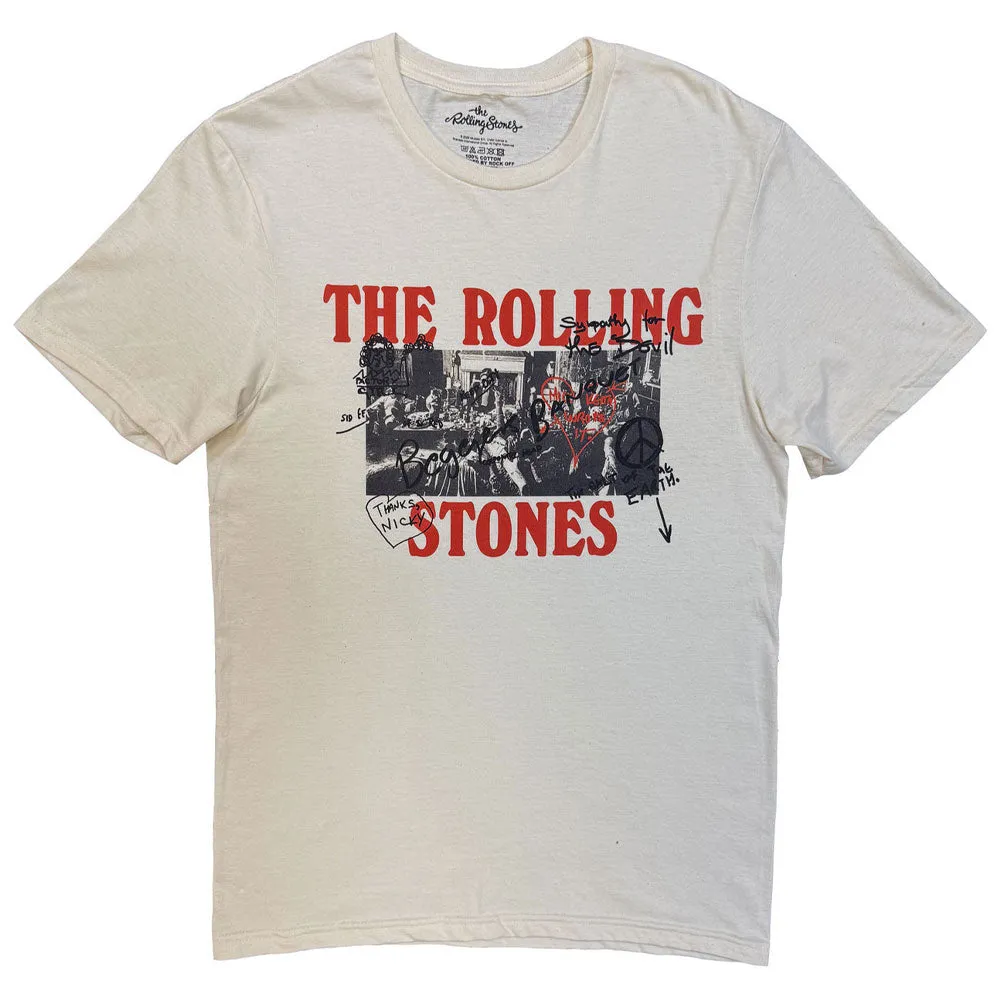 The Rolling Stones Beggars Banquet Graffiti T Shirt sold by Paradiso Clothing
