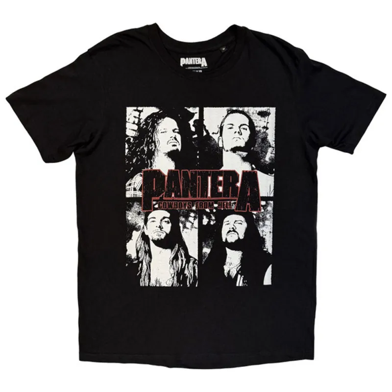 Pantera Cowboys From Hell Flames T Shirt made by Paradiso Clothing