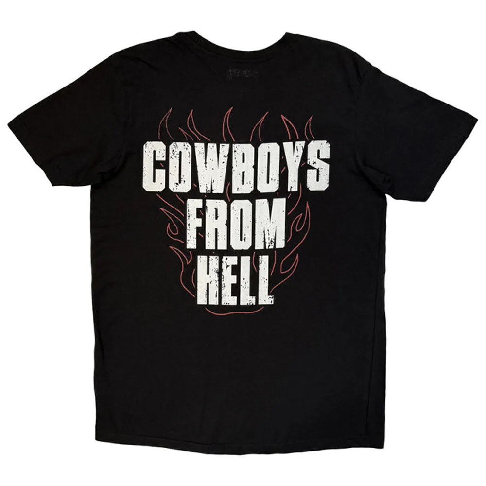 Pantera Cowboys From Hell Flames T Shirt sold by Paradiso Clothing product image thumbnail 2