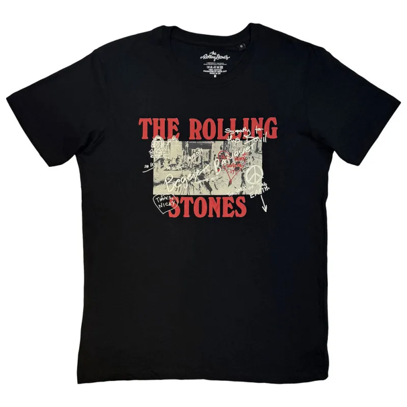 The Rolling Stones Beggars Banquet Graffiti T Shirt made by the Rolling Stones