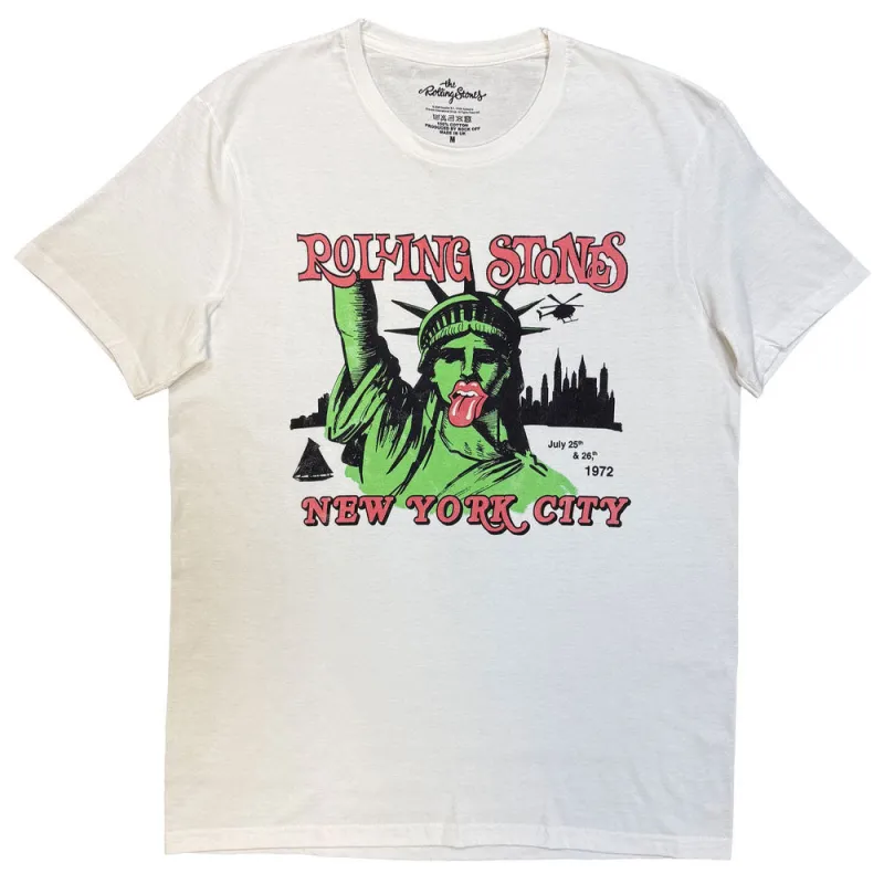 The Rolling Stones New York City 1972 T Shirt made by the Rolling Stones