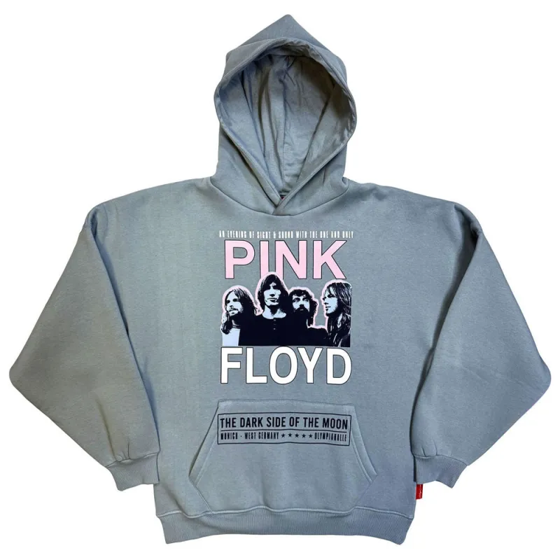 Pink Floyd DSOTM Munich Ladies Rock Off Unplugged Pullover Hoodie made by Pink Floyd