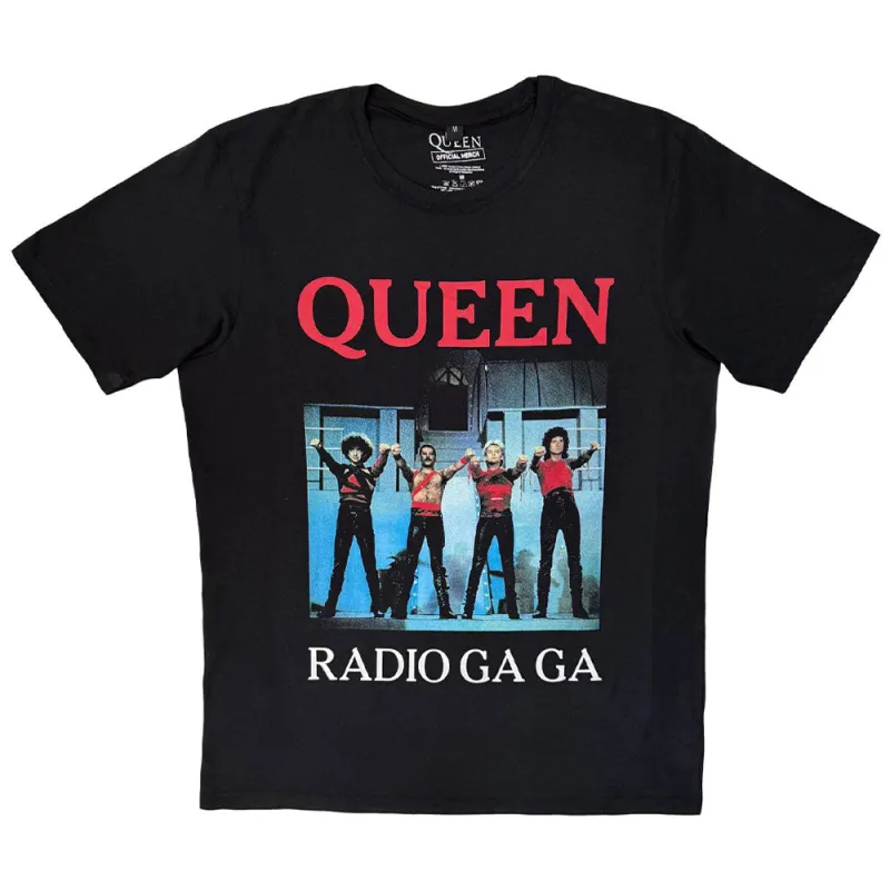 Queen Radio Ga Ga Premium Carbon T Shirt made by Paradiso Clothing