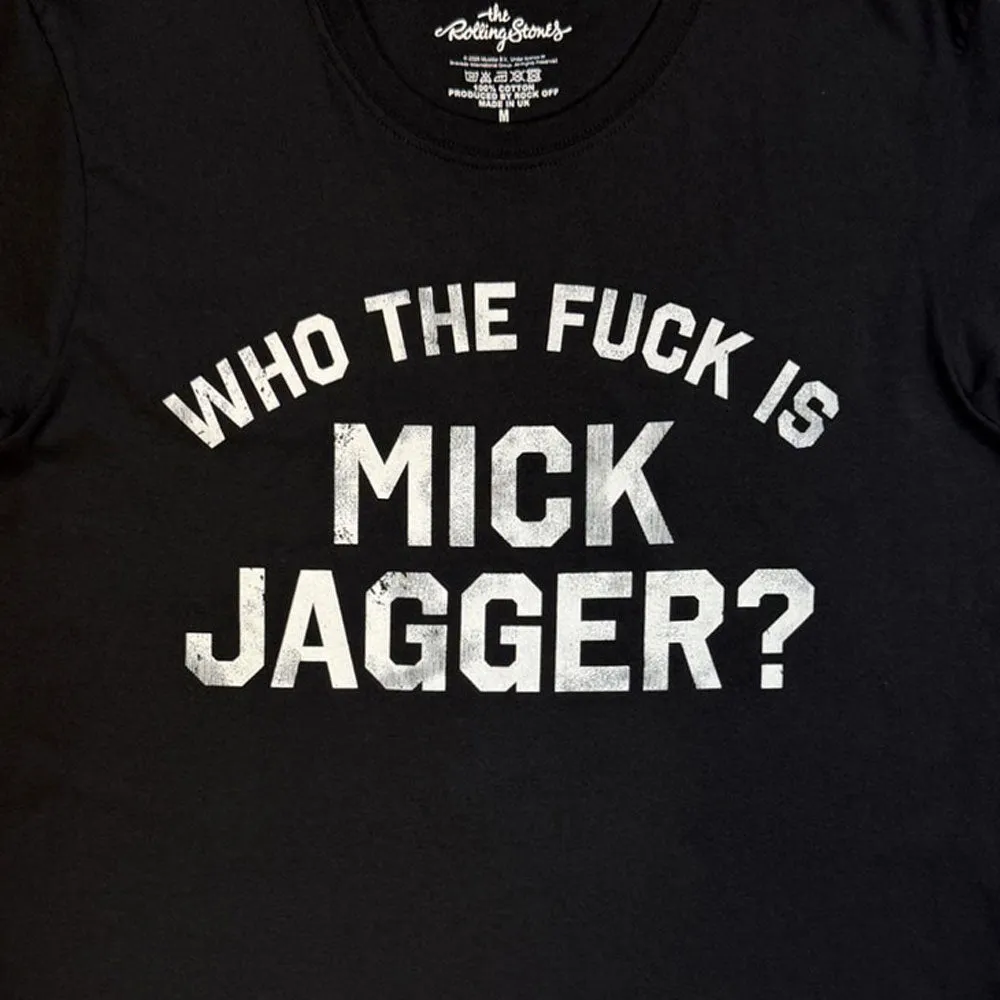 The Rolling Stones Who Is Mick Jagger T Shirt sold by Paradiso Clothing product image thumbnail 2