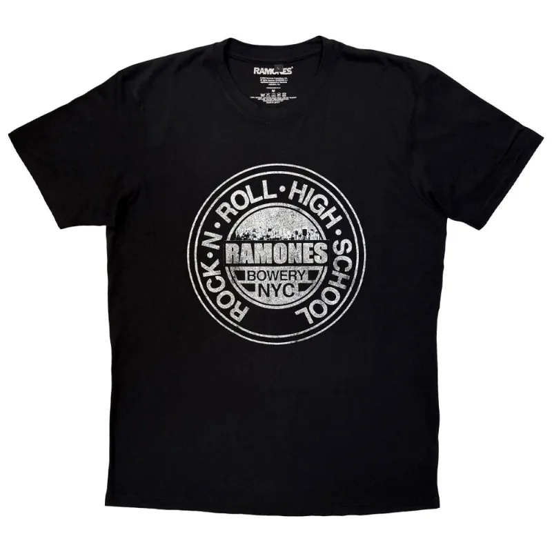 Ramones Rock N Roll High School Premium Carbon T Shirt made by Paradiso Clothing