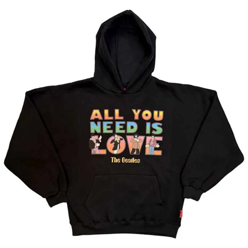The Beatles AYNIL Stacked Ladies Rock Off Unplugged Pullover Hoodie made by The Beatles