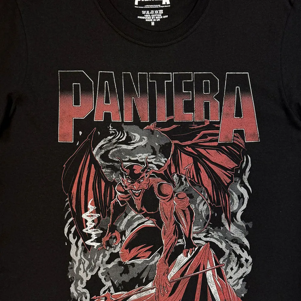 Pantera Devil Band Logo T Shirt sold by Paradiso Clothing product image thumbnail 2