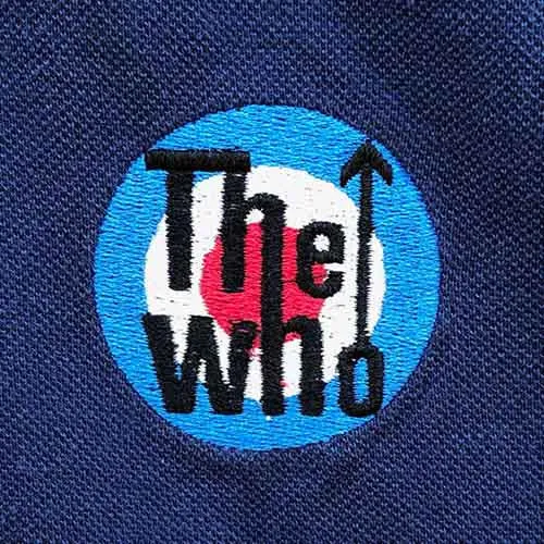 The Who Unisex Polo Shirt: Target Logo (Navy Blue) sold by Paradiso Clothing product image thumbnail 2