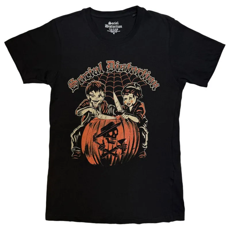 Social Distortion Halloween T Shirt made by Paradiso Clothing