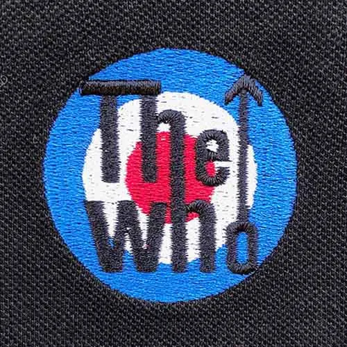 The Who Unisex Polo Shirt: Target (Black) sold by Paradiso Clothing product image thumbnail 2