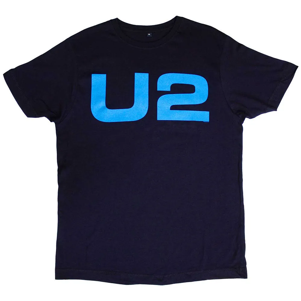 U2 Unisex T-Shirt: Logo E+I 2018 Tour Dates (Navy Blue) (Back Print & Ex-Tour) sold by Paradiso Clothing product image thumbnail 2