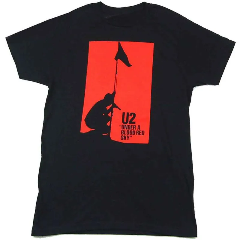 U2 Under A Blood Red Sky T Shirt made by Paradiso Clothing