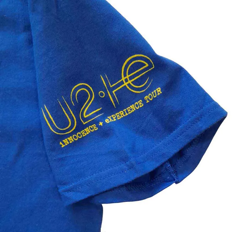 U2 Unisex T-Shirt: Stardes (Blue) (Ex-Tour & Sleeve Print) made by Paradiso Clothing
