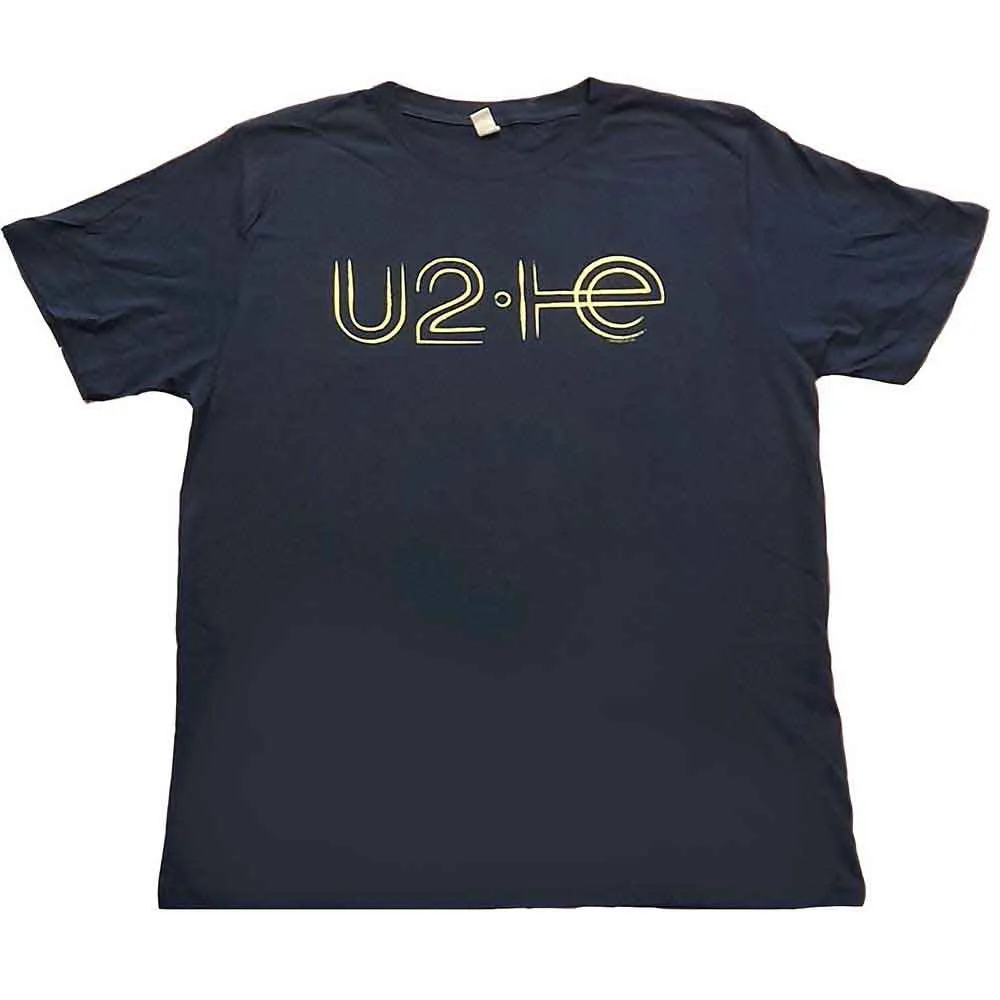 U2 Unisex T-Shirt: I+E 2015 Tour Dates (Navy Blue) (Back Print & Ex-Tour) sold by Paradiso Clothing product image thumbnail 2