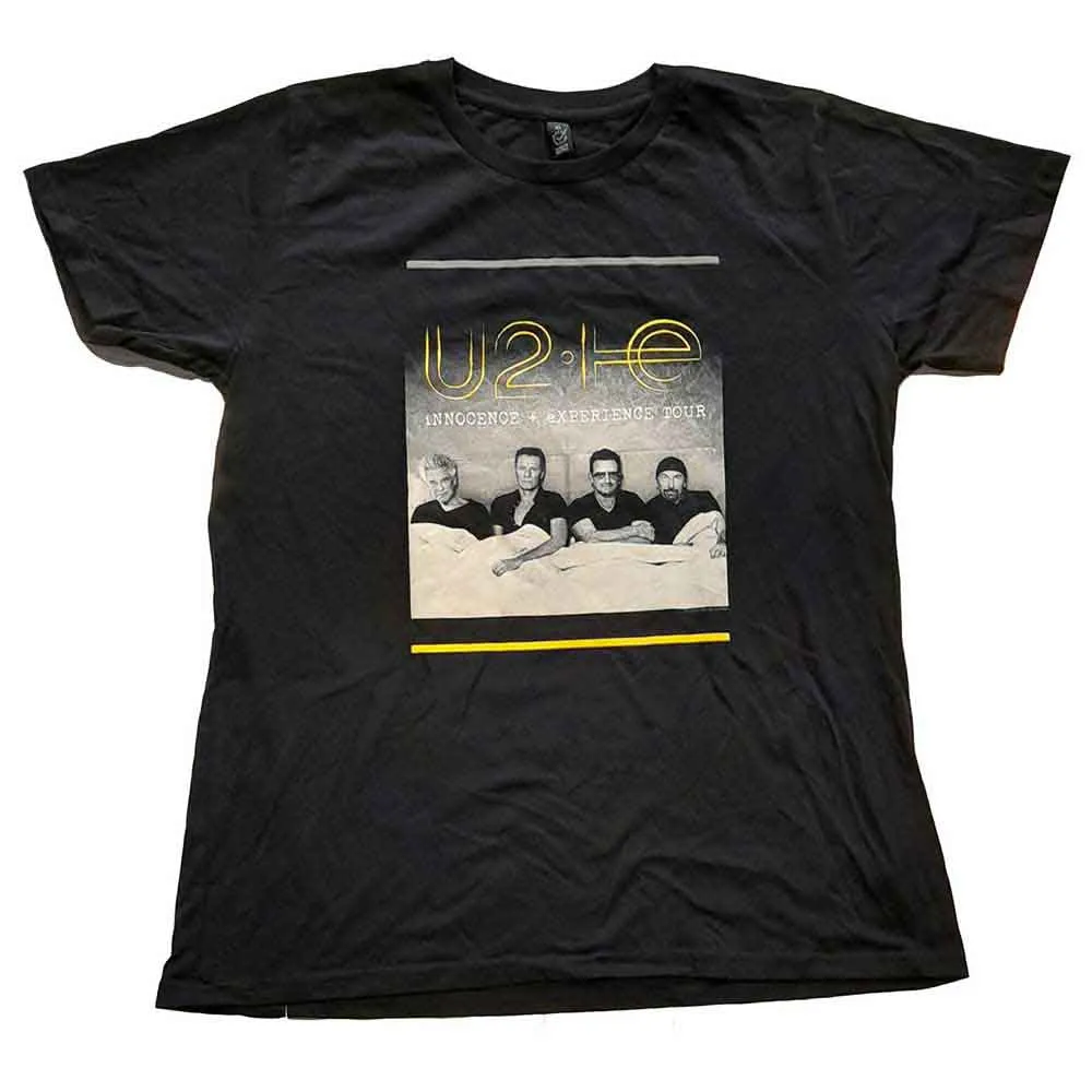 U2 Ladies T-Shirt: I+E Tour Bed Photo (Black) (Back Print & Ex-Tour) sold by Paradiso Clothing product image thumbnail 2