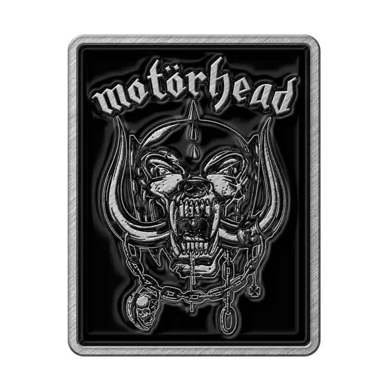 Motorhead Band Logo Warpig Pin Badge made by Paradiso Clothing