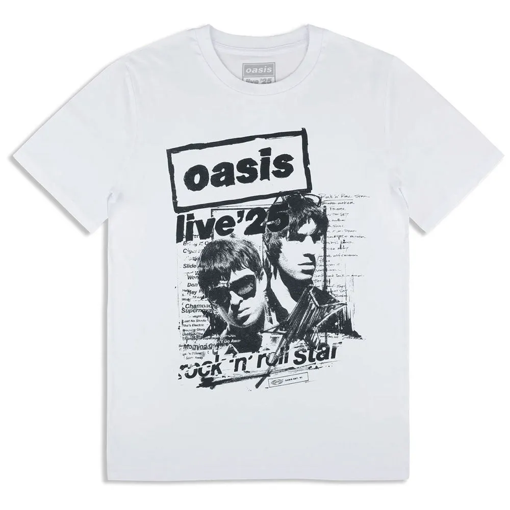 Oasis Live 25 Rock N Roll Star T Shirt sold by Paradiso Clothing