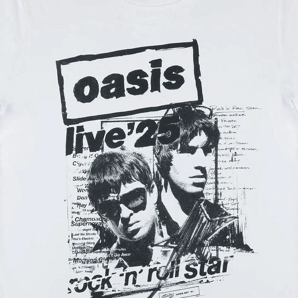 Oasis Live 25 Rock N Roll Star T Shirt sold by Paradiso Clothing product image thumbnail 2